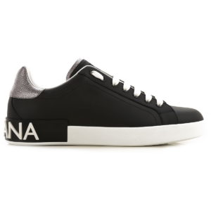 Giày Dolce & Gabbana Calfskin Nappa Portolino Black CS1760-AH527-8B979