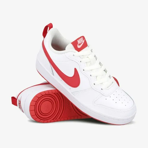 Giày Nike Court Borough Low 2 GS 'White University Red' BQ5448-103 - Ảnh 3
