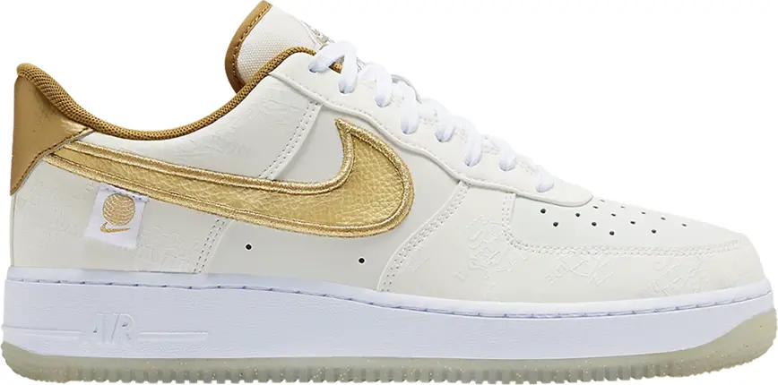 Giày Nike Air Force 1 Low Worldwide Katakana Gold DA1343-170