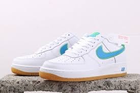 Giày Nike Air Force 1 Low 'White Bright Blue Green' DA4660-100 - Ảnh 8