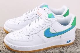 Giày Nike Air Force 1 Low 'White Bright Blue Green' DA4660-100 - Ảnh 4