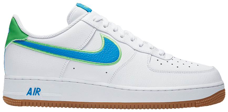 Giày Nike Air Force 1 Low 'White Bright Blue Green' DA4660-100