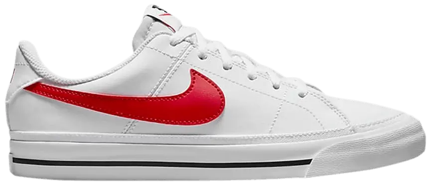 Giày Nike Court Legacy GS 'White University Red' DA5380-105