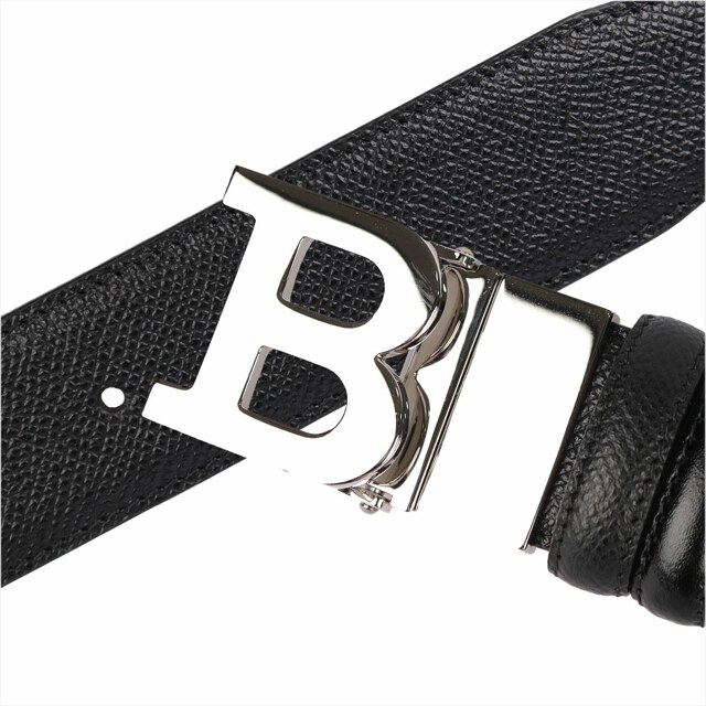 Thắt Lưng Bally Men's Double-sided Casual Belt BUCKLENAMEL 35 M - Ảnh 3
