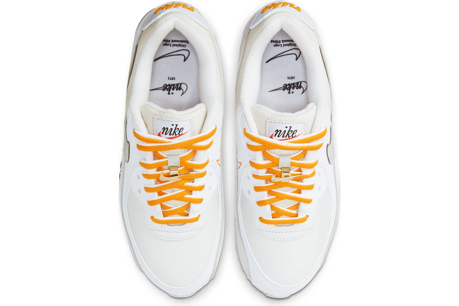 Giày Nike Wmns Air Max 90 SE 'First Use White University Gold' DA8709-100 - Ảnh 6