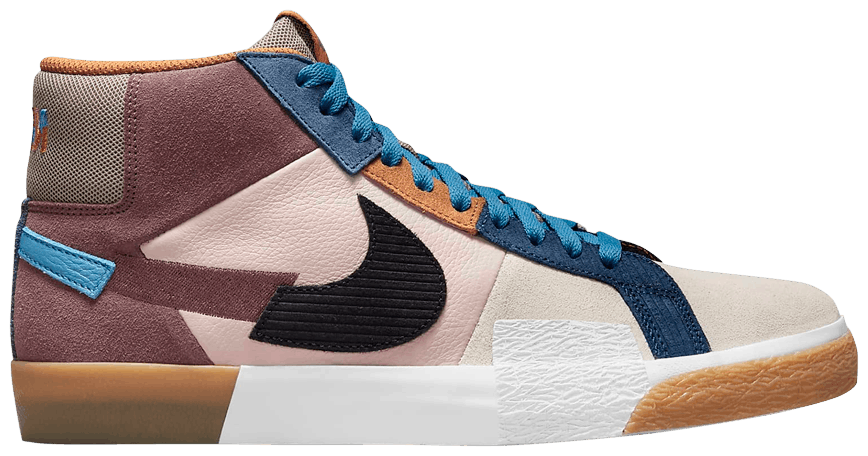 Giày Nike Zoom Blazer Mid Premium SB 'Mosaic Pack Dark Wine' DA8854-600