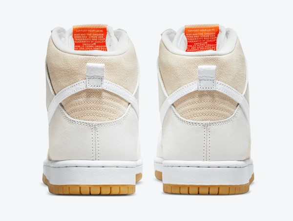 Giày Nike Dunk High Pro ISO SB 'Unbleached Pack Natural' DA9626-100 - Ảnh 6