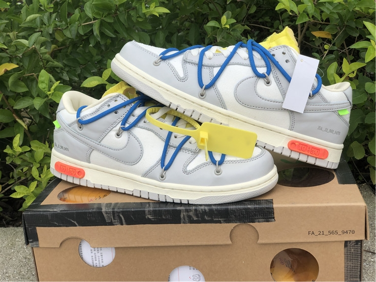 Giày Nike Off-White x Dunk Low 'Lot 10 Of 50' DM1602-112 - Ảnh 5