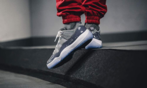 Alternative view of Giày Nike Air Jordan 11 Retro Low BG 'Cool Grey' 528896-003