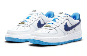 Alternative view of Giày Nike Air Force 1 S50 'White University Blue' DB1560-100