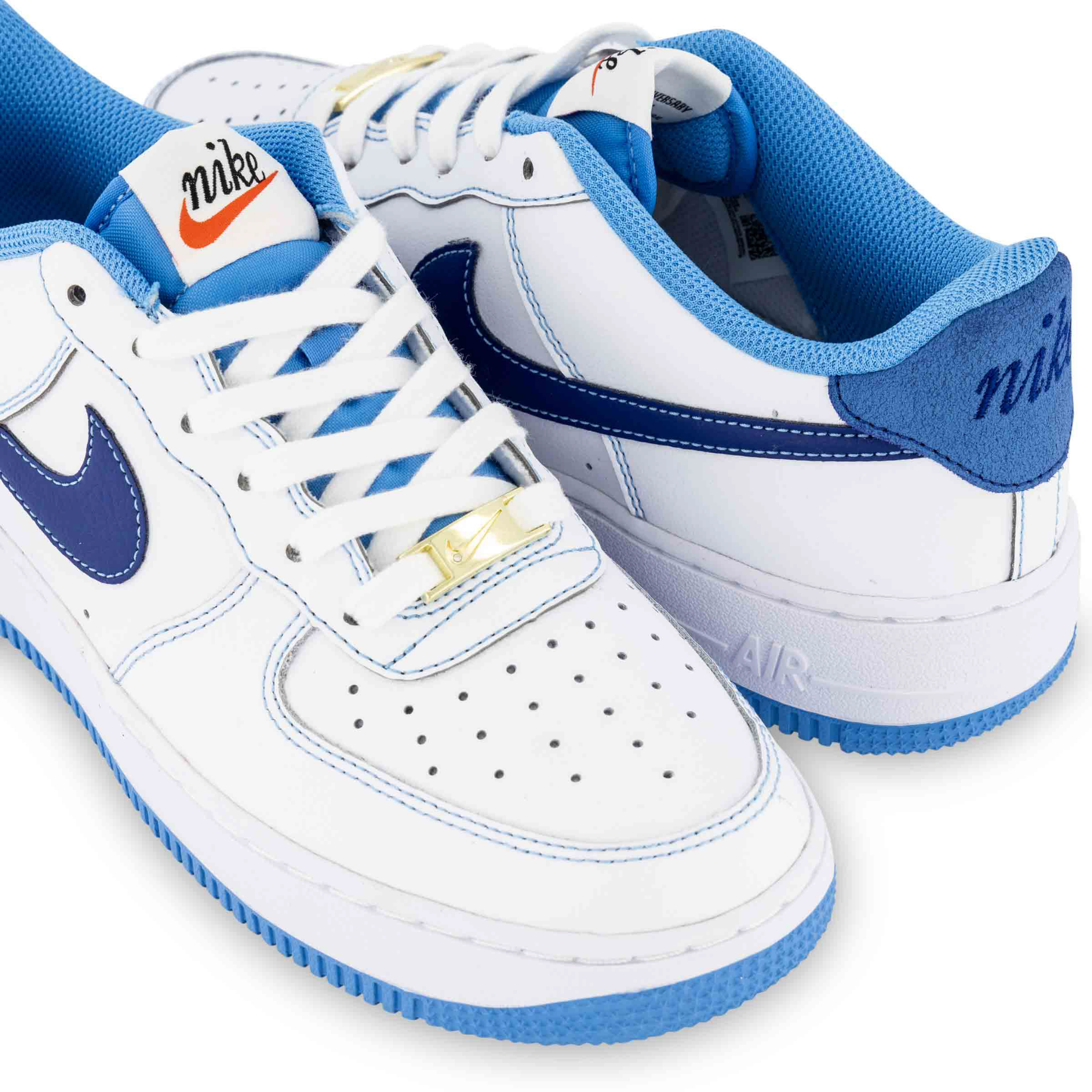 Giày Nike Air Force 1 S50 'White University Blue' DB1560-100 - Ảnh 5
