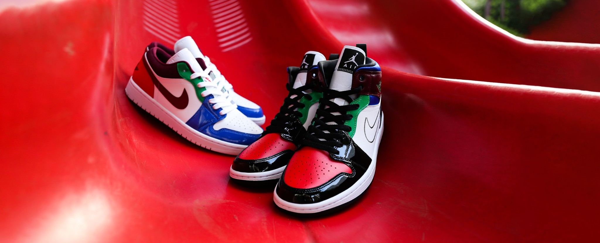 Giày Nike Wmns Air Jordan 1 Mid SE 'Multicolor' DB5454-001 - Ảnh 11