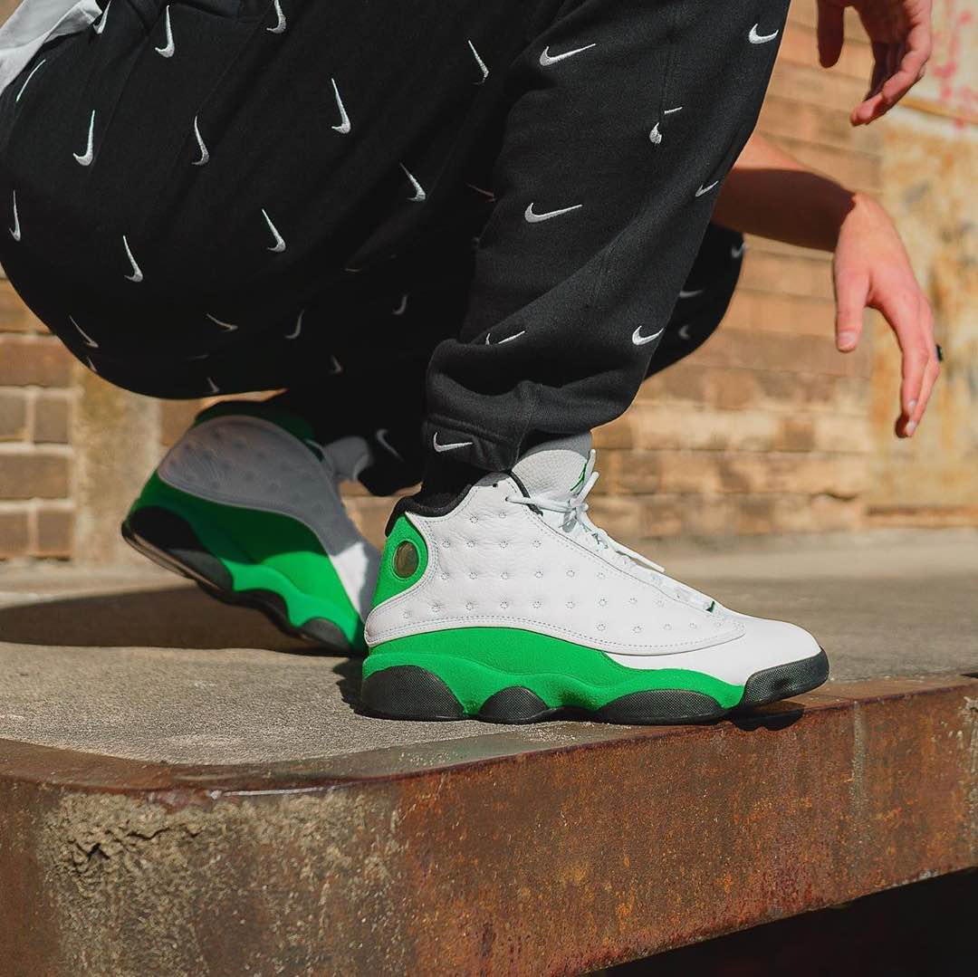 Giày Nike Air Jordan 13 Retro 'Lucky Green' DB6537-113 - Ảnh 4