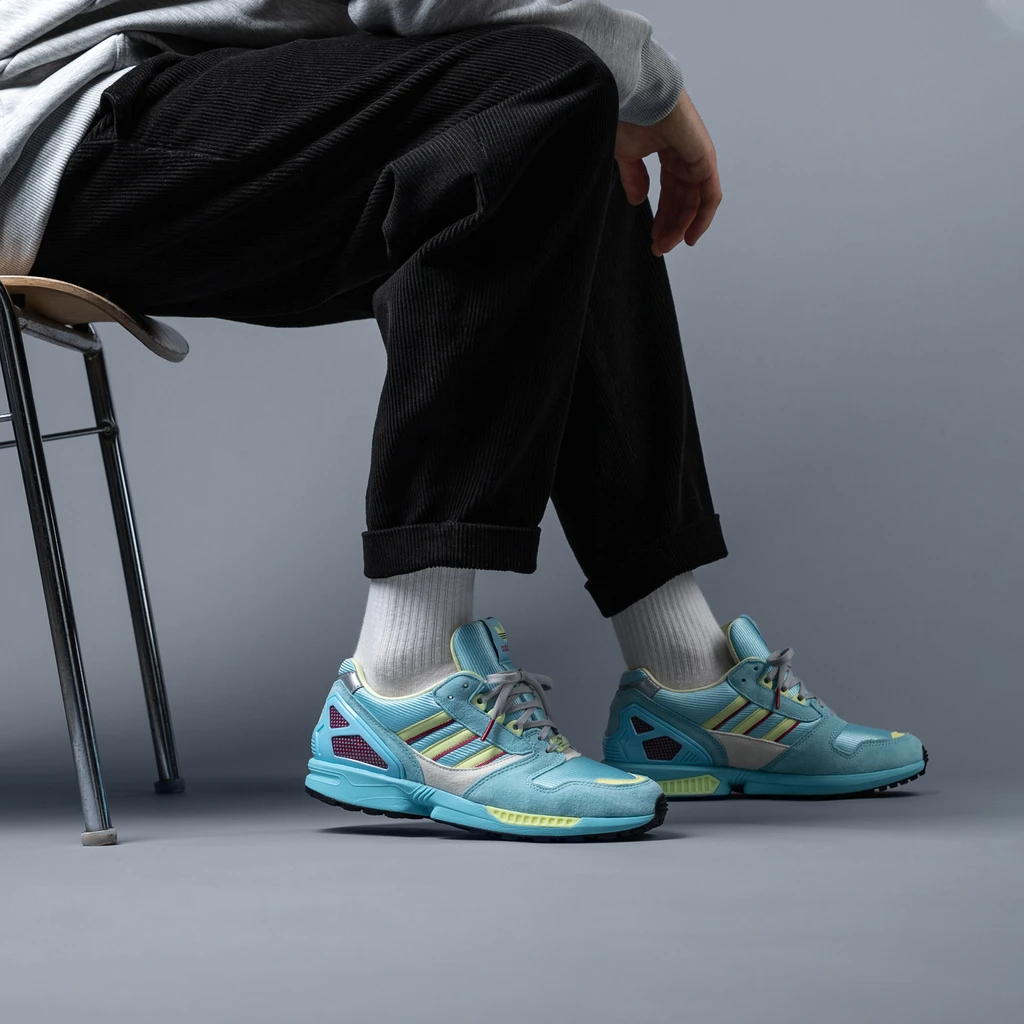 Giày Adidas ZX 8000 Light Blue FY3593 - Ảnh 3