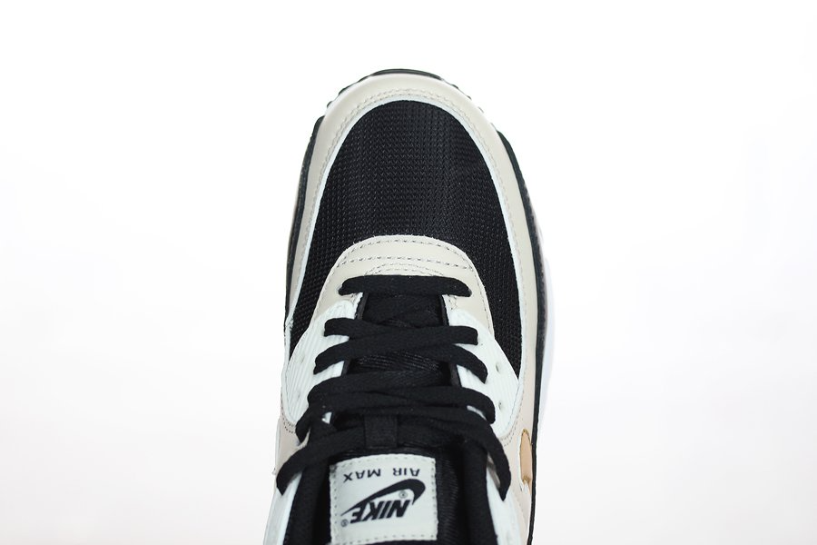 Giày Nike Wmns Air Max 90 'Black Metallic Gold' DB9578-001 - Ảnh 5