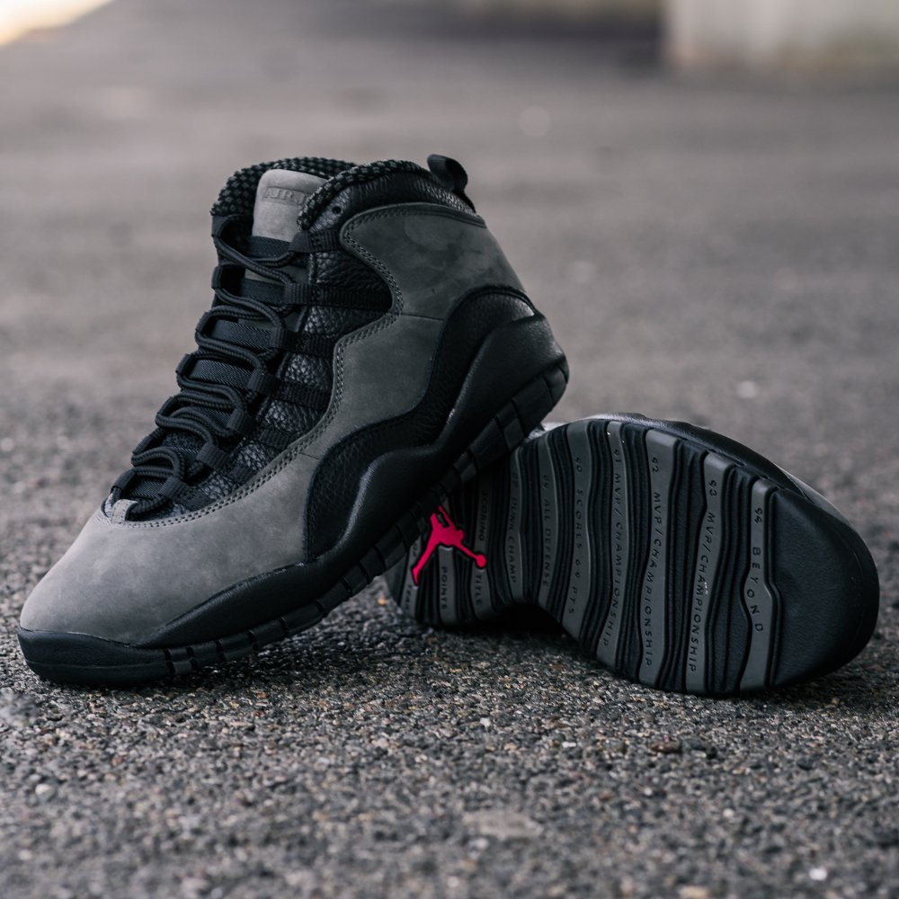 Giày Nike Air Jordan 10 Retro BG 'Dark Shadow' 310806-002 - Ảnh 5