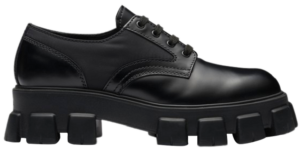 Giày Prada Derby Brushed 'Black' 2EG411-055-F0002
