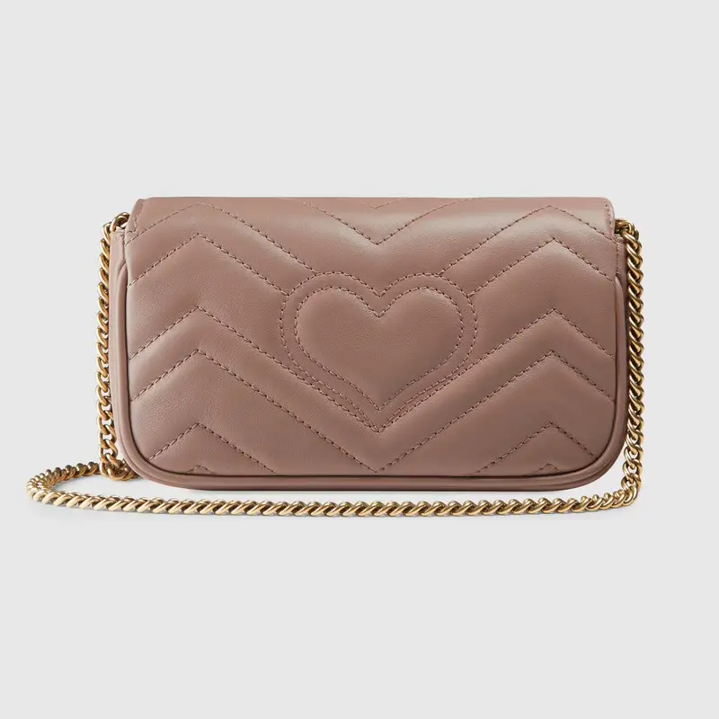Alternative view of Túi Gucci GG Marmont Matelassé 'Dusty Pink'