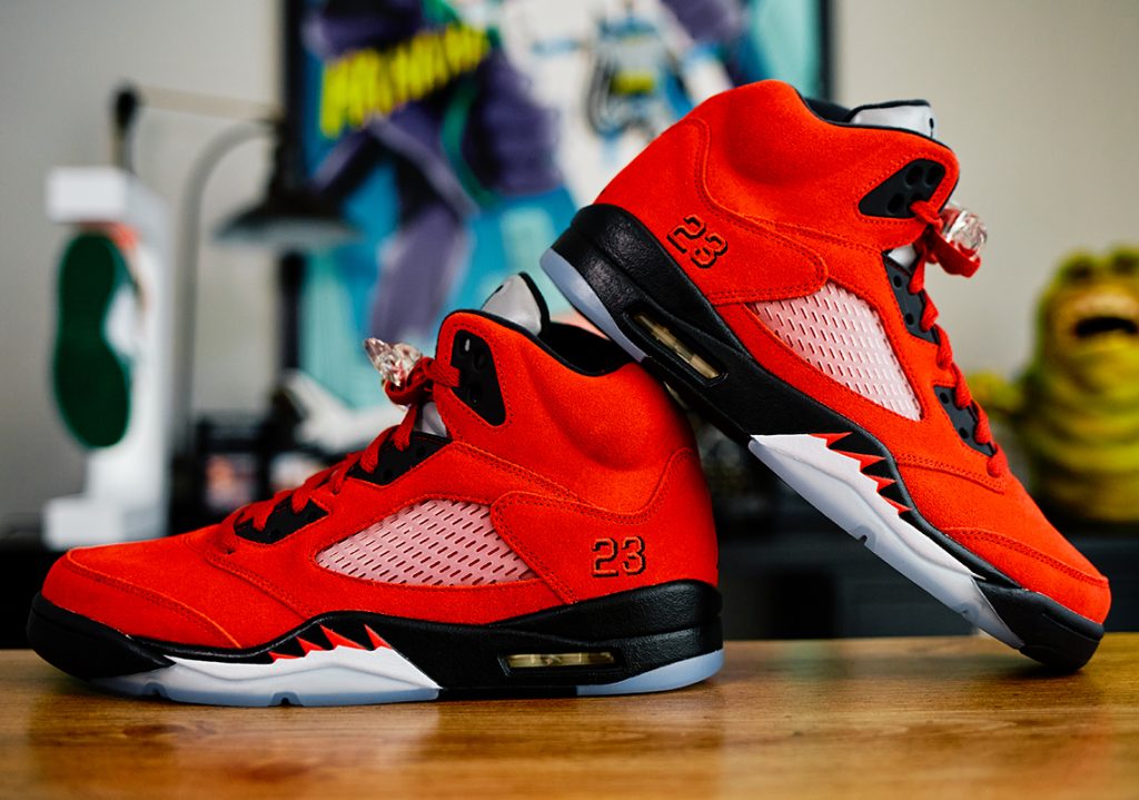 Giày Nike Air Jordan 5 Retro 'Raging Bull' 2021 DD0587-600 - Ảnh 3