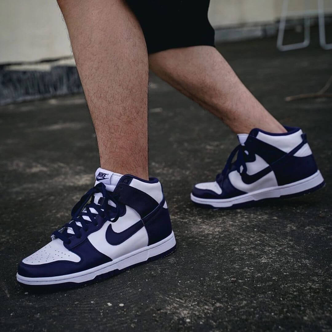Giày Nike Dunk High 'Midnight Navy' DD1399-104 - Ảnh 4