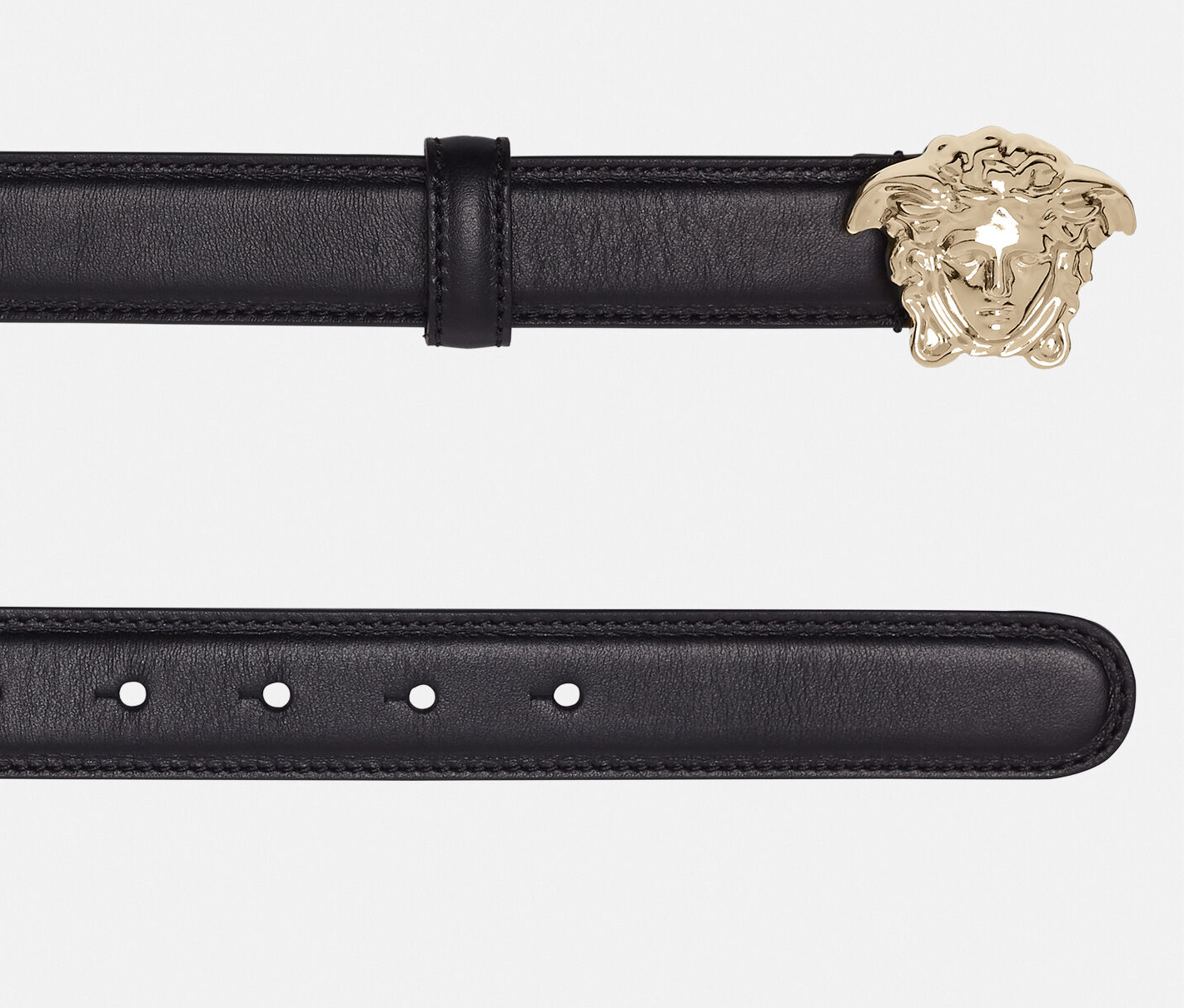 Thắt Lưng Versace La Medusa Leather Belt DVT2-DCDD442-D41OC - Ảnh 4