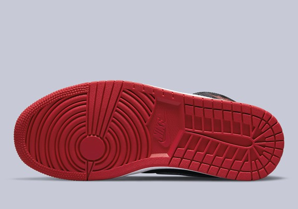 Giày Nike Wmns Air Jordan 1 Mid SE Utility 'White Black Gym Red' DD9338-016 - Ảnh 10