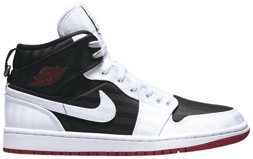 Giày Nike Wmns Air Jordan 1 Mid SE Utility 'White Black Gym Red' DD9338-016
