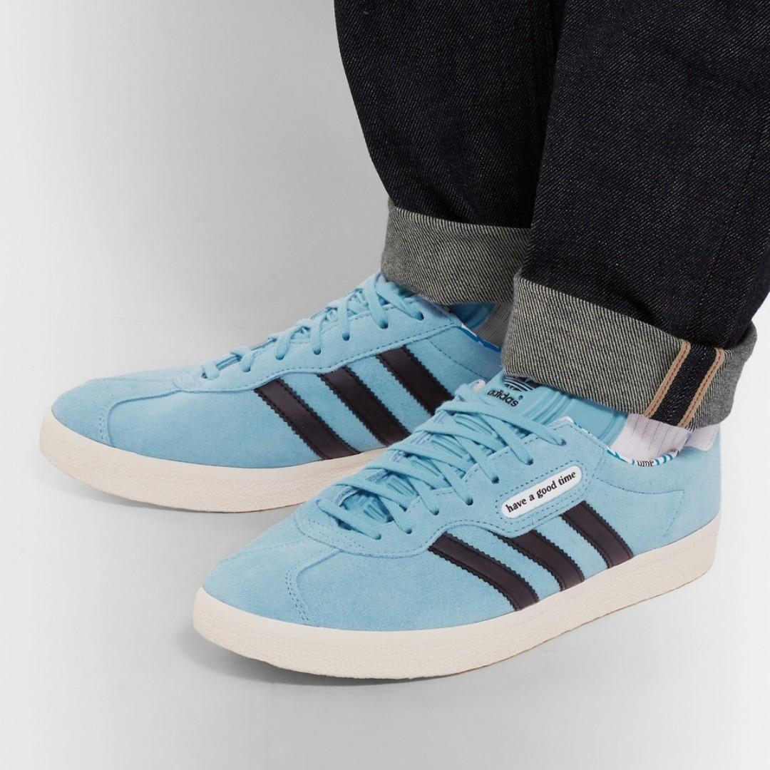 Giày Adidas Have A Good Time x Gazelle Super 'Clear Blue' G54785 - Ảnh 3