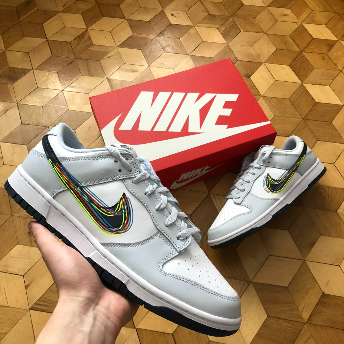 Giày Nike Dunk Low '3D Swoosh' DV6482-100 - Ảnh 5