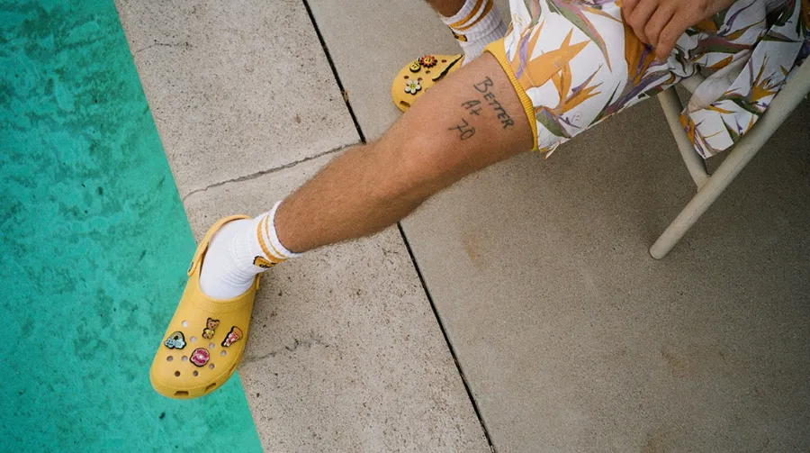 Dép Crocs Classic Clog Bieber With Drew House 207267-700 - Ảnh 5