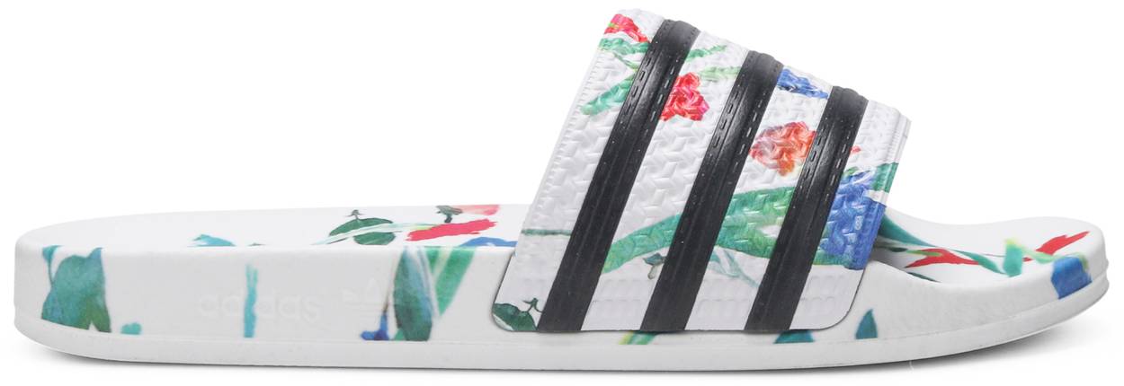 Dép Adidas Adilette Slides 'White Floral' EE4851
