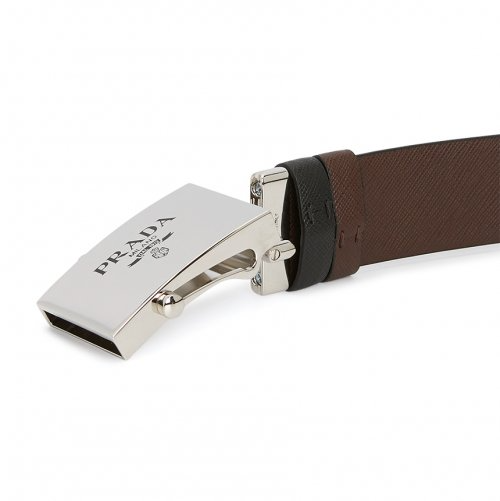 Thắt Lưng Prada Saffiano Leather Reversible Belt 2CM228-053-F00XF - Ảnh 3