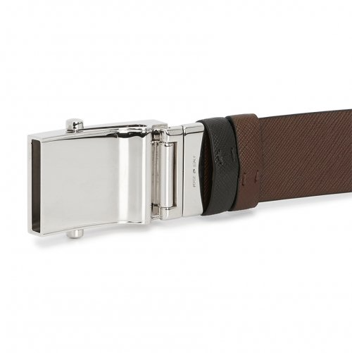 Thắt Lưng Prada Saffiano Leather Reversible Belt 2CM228-053-F00XF - Ảnh 4
