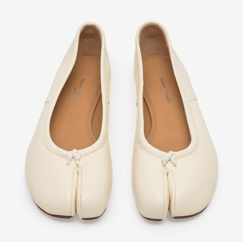 Giày Maison Margiela Tabi Ballet Flat Shoes 'Ivory' S58WZ0042P3753T1003 - Ảnh 3