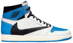 Giày Nike Fragment Design x Travis Scott x Air Jordan 1 Retro High 'Military Blue' DH3227-105