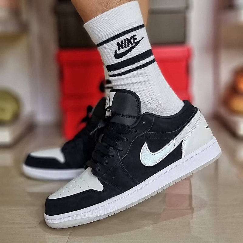Giày Nike Air Jordan 1 Low SE 'Diamond' DH6931-001 - Ảnh 2