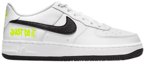 Giày Nike Air Force 1 Low GS 'Just Do It White Volt' DM3271-100