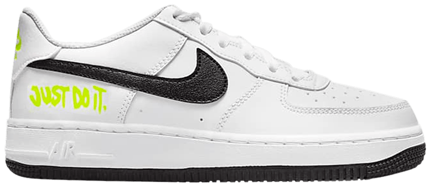 Giày Nike Air Force 1 Low GS 'Just Do It White Volt' DM3271-100