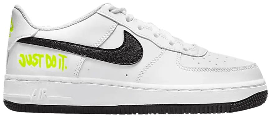 Giày Nike Air Force 1 Low GS 'Just Do It White Volt' DM3271-100