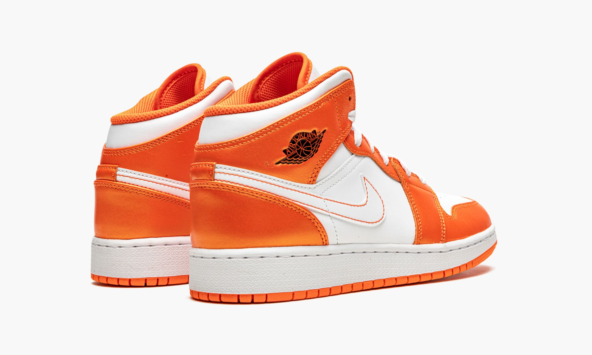 Giày Nike Air Jordan 1 Mid SE GS 'Electro Orange' DM4228-800 - Ảnh 8