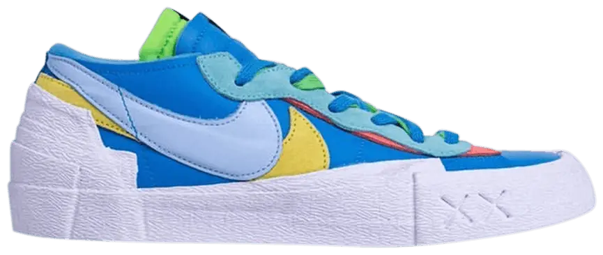 Giày Nike KAWS x sacai x Blazer Low 'Neptune Blue' DM7901-400