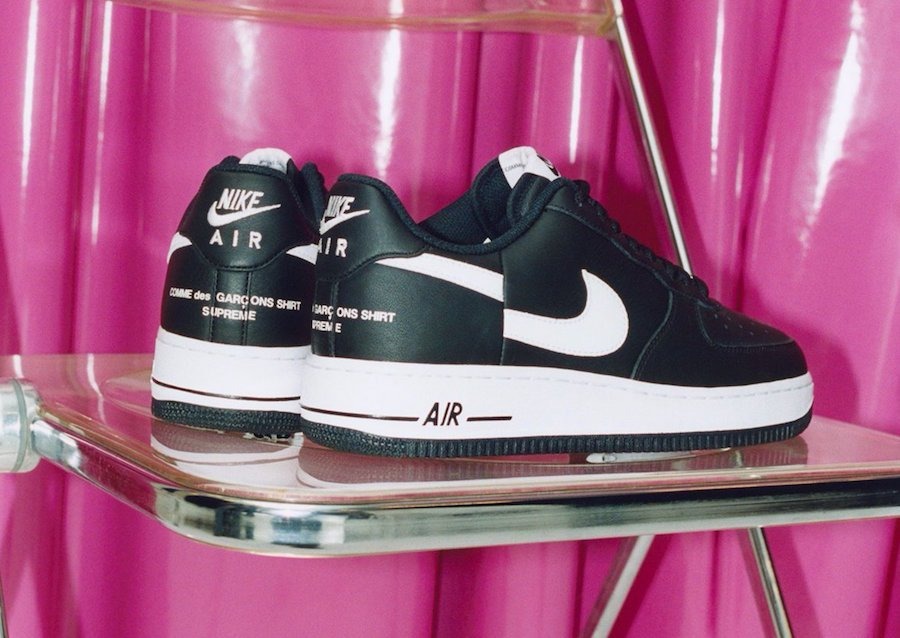 Giày Nike Air Force 1 Low Supreme x Comme des Garcons (2018) AR7623-001 - Ảnh 5