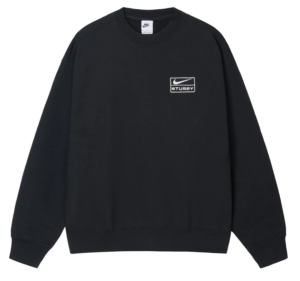 Ao Nike x Stussy Wash Crew Fleece 'Black' DO5310-010