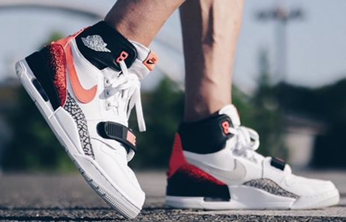 Giày Nike Just Don x Jordan Legacy 312 'Hot Lava' AQ4160-108 - Ảnh 3
