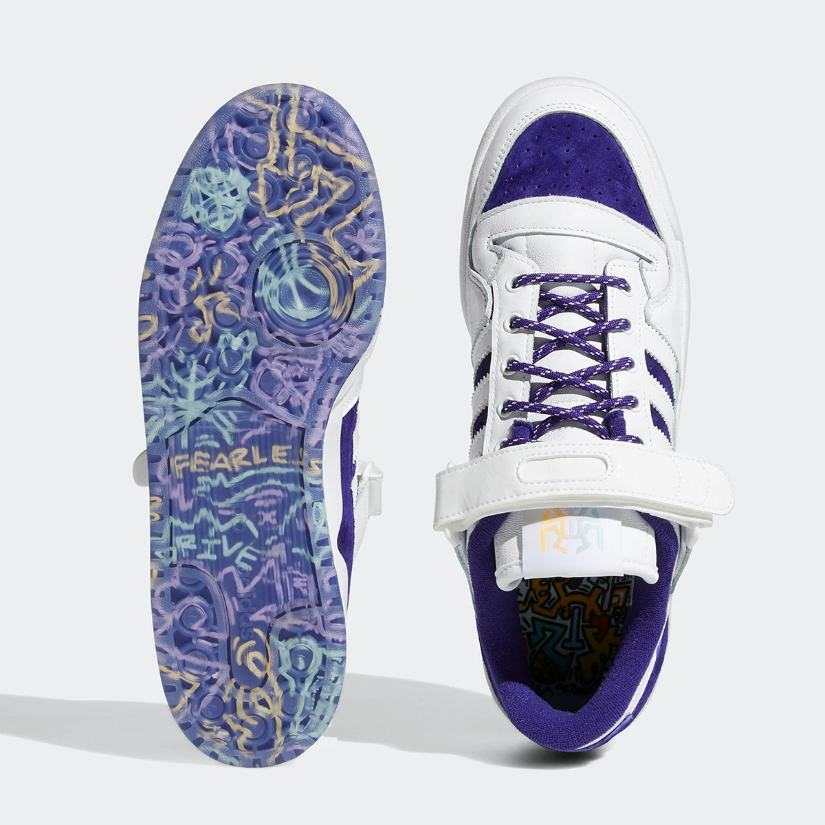 Giày Adidas Donovan Mitchell x Forum Low 'Collegiate Purple' GY8287 - Ảnh 3