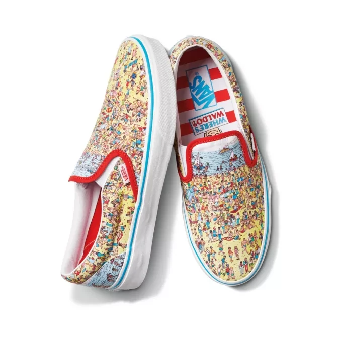 Giày Vans Classic Slip-On x Where's Waldo? 'Find Steve' VN0A33TB3WO - Ảnh 4