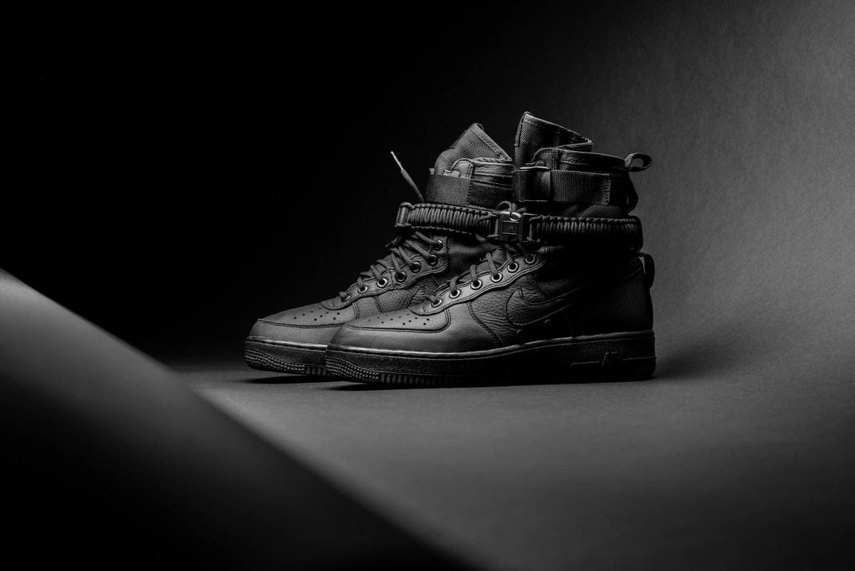Giày Nike SF Air Force 1 'Triple Black' 864024-003 - Ảnh 2