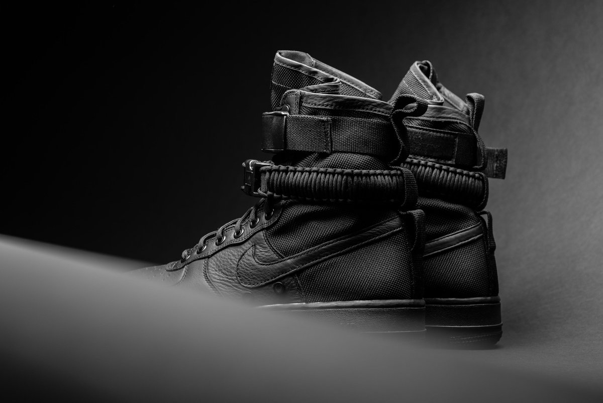 Giày Nike SF Air Force 1 'Triple Black' 864024-003 - Ảnh 3