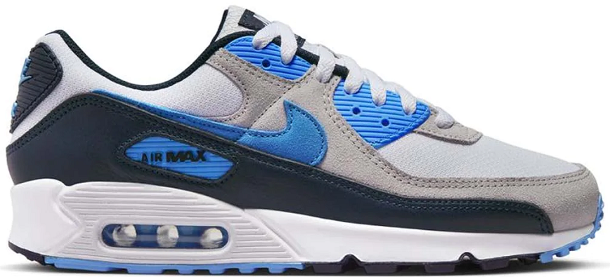 Giay Nike Air Max 90 'White University Blue' DQ4071-101