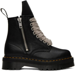 Giay Dr. Martens 1460 x Rick Owens Quad Leather 'Black Lunar' 27978001